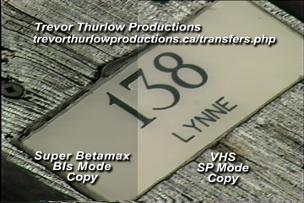 Super Betamax B1s vs VHS SP