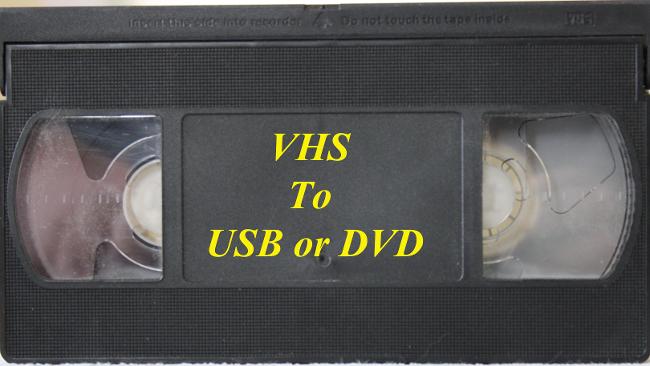 VHS to USB or DVD