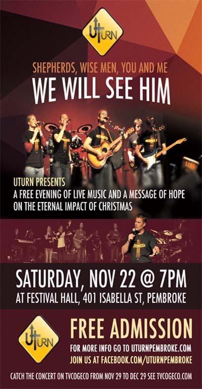 Uturn, on TVCogeco Nov. 29 - Dec. 29 2014